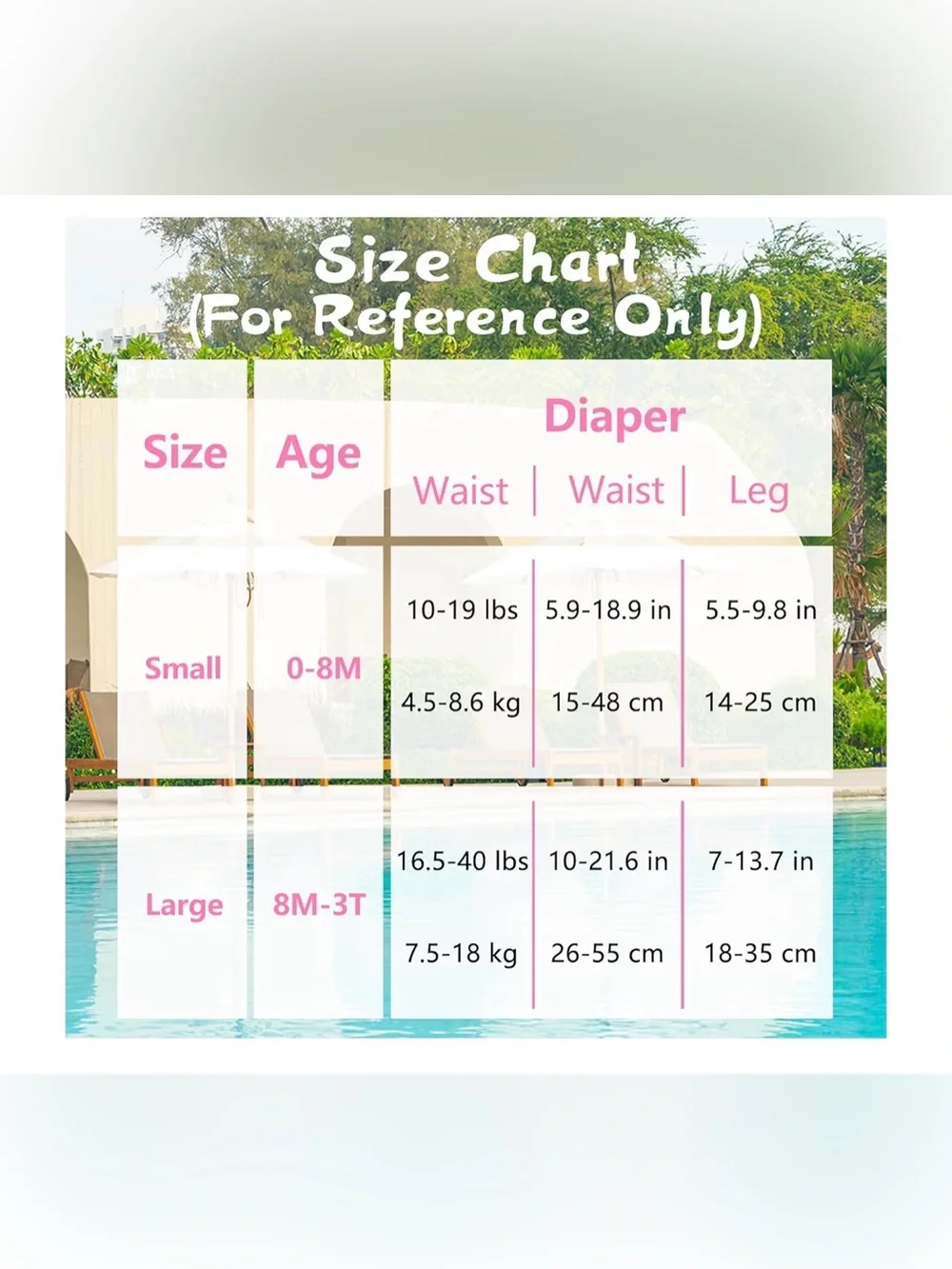 Baby swim diapers